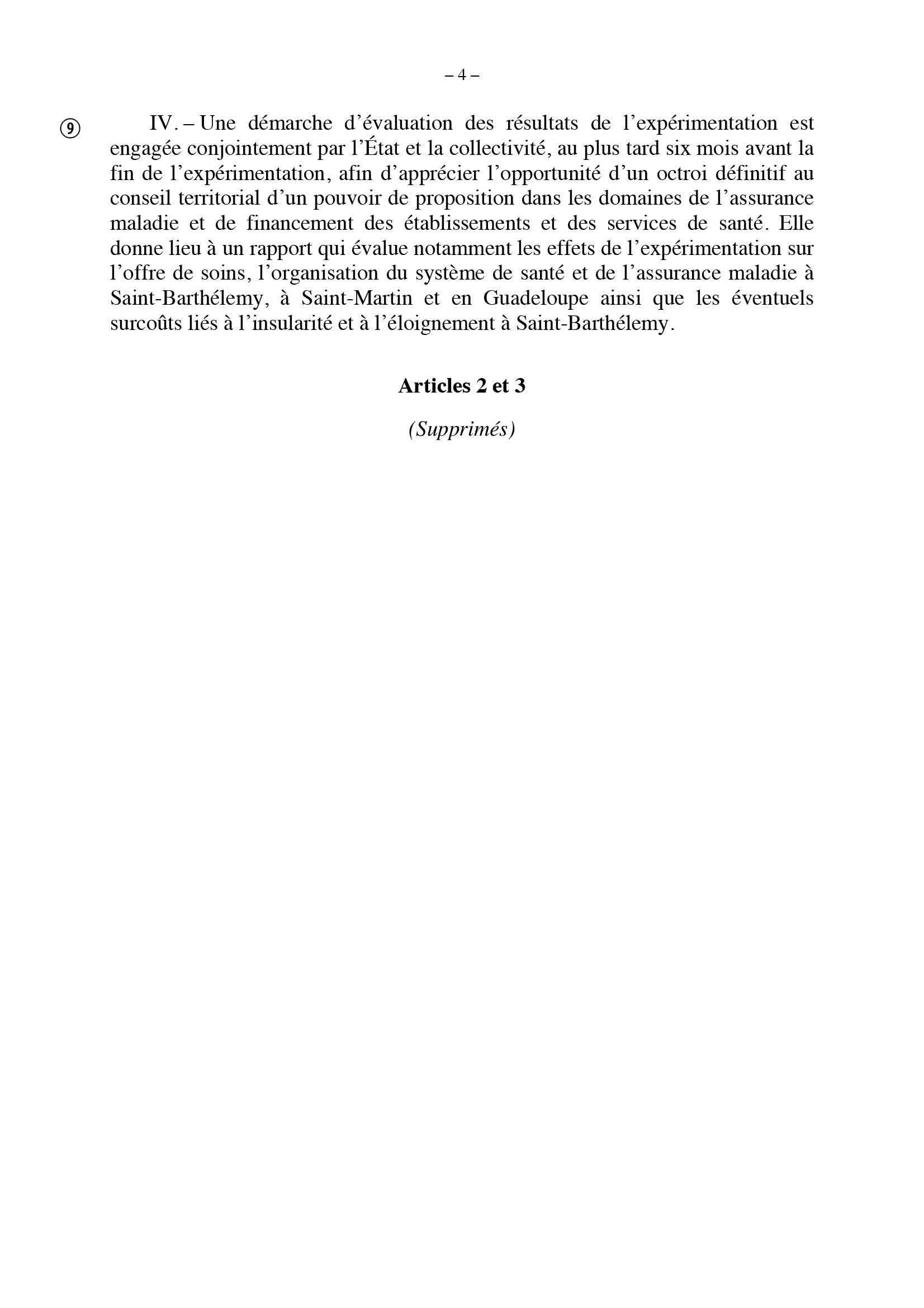 L'essentiel de la PPLO Saint-Barth de Micheline Jacques. Commission des lois. Page 3